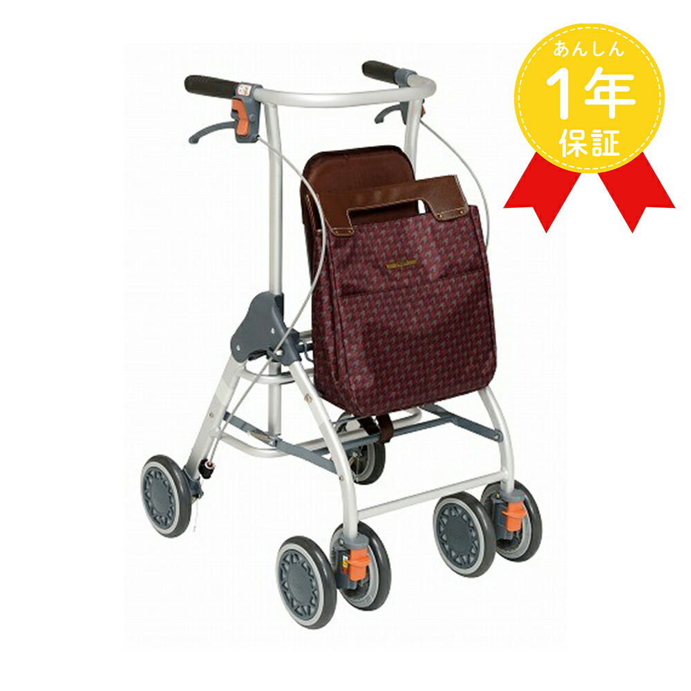 幸和製作所 テイコブリトルスリム TacaoF 介護 WAW04 歩行車 ⑤ Tacaof 幸和製作所 TacaoF テイコブリトルスリム ブラウン 歩行