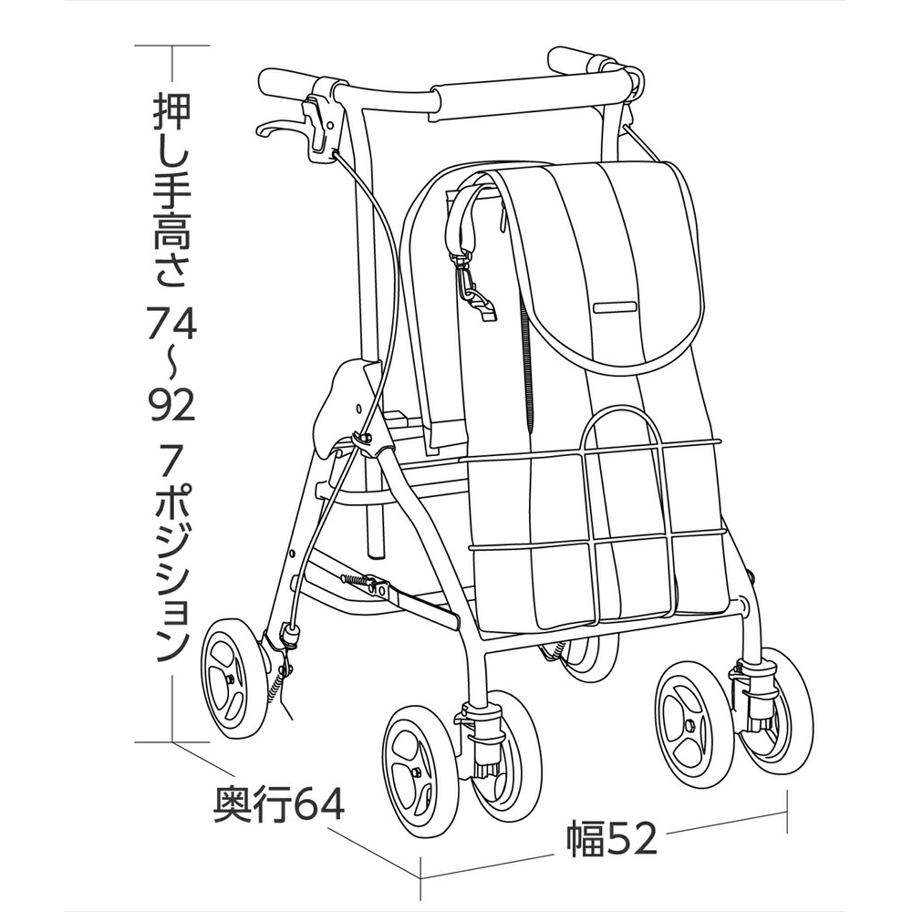 Tacaof 幸和製作所 TacaoF テイコブリトルボンベ ブラック 歩行車