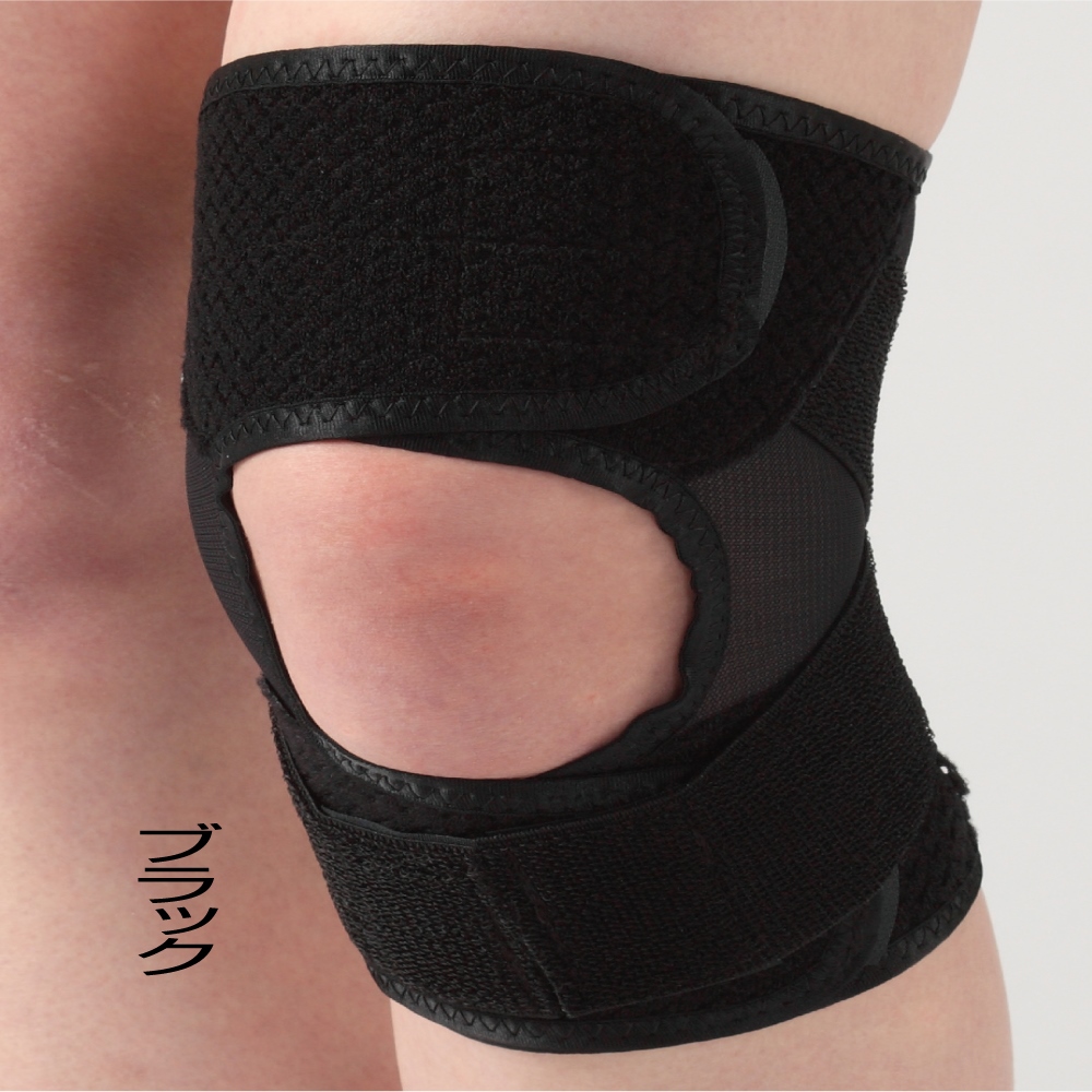 ダイヤ工業 bonbone 薄型膝裏クロスXG（左右兼用）ブラック 膝 