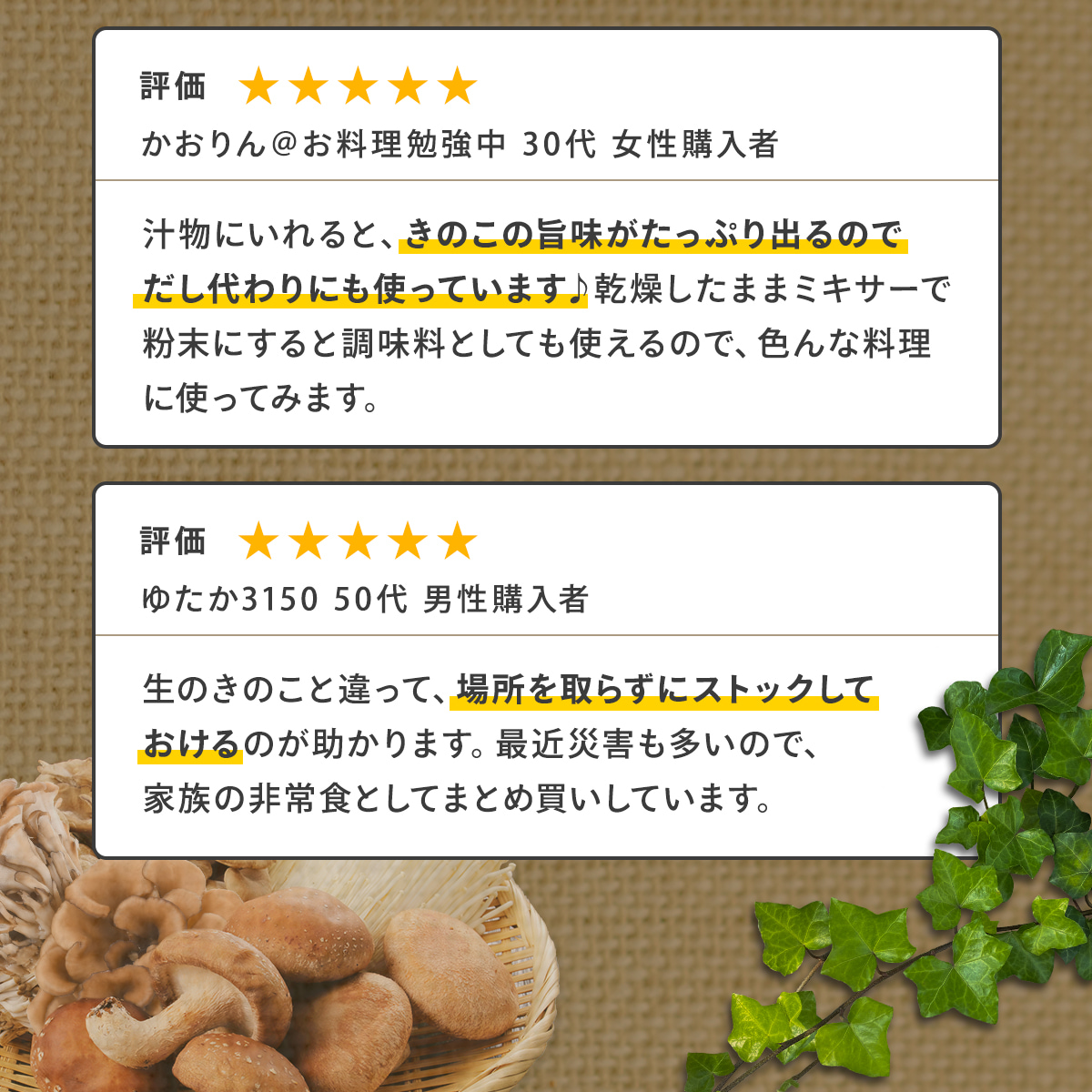 お客様の声