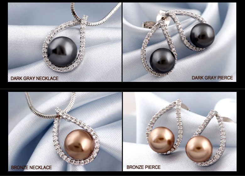 【JEWELRY MAKI（マキ）】パール ネックレス・ピアスセット ケース付き パール ネックレス rose rosa ピアス セット 真珠 シルバー ケース付き
