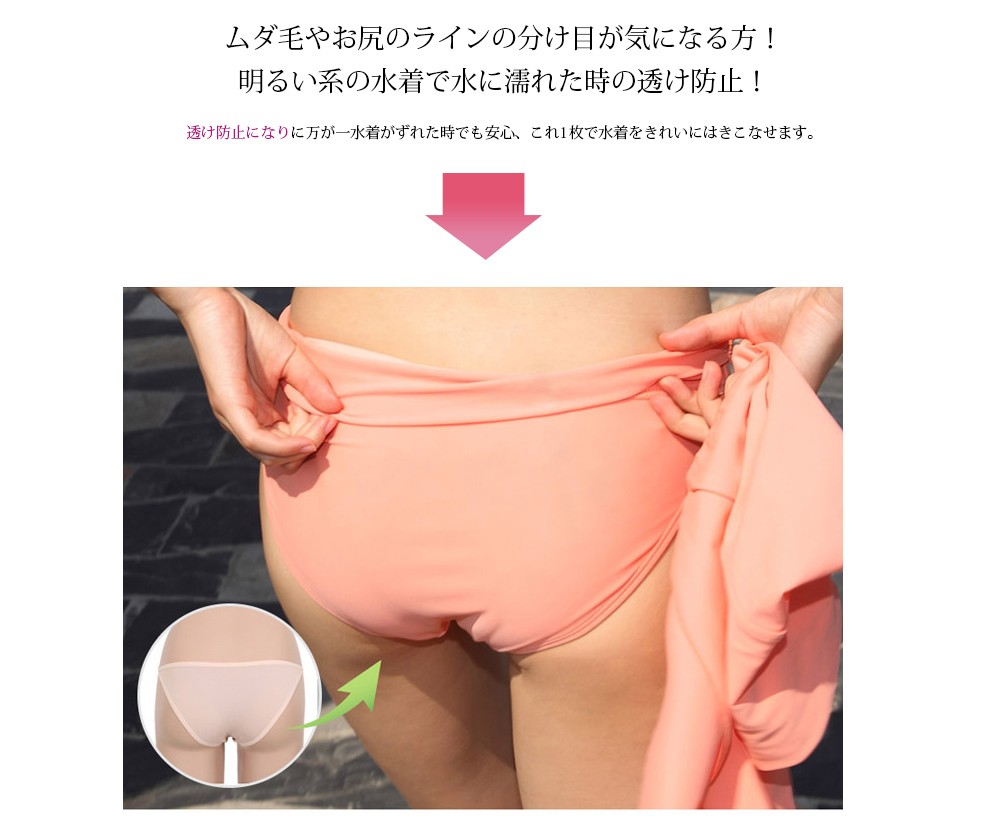 水着 インナーショーツ 下着 レディース フルバック