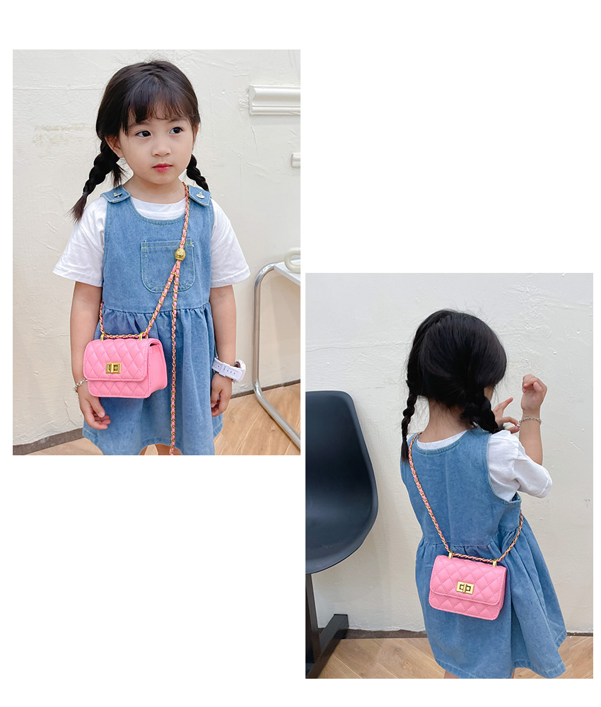 ショルダーバッグ 子ども服 こども服 キッズ チェーンバッグ スクエア