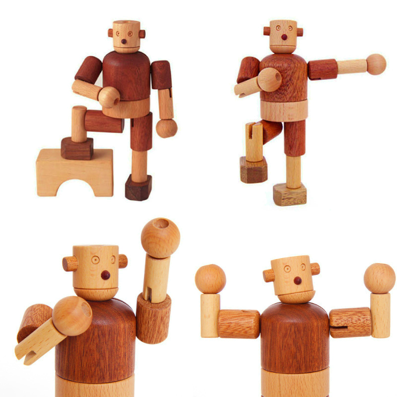 Soopsori（スプソリ） 木のおもちゃ 名入れ ロボットくんとドライブ