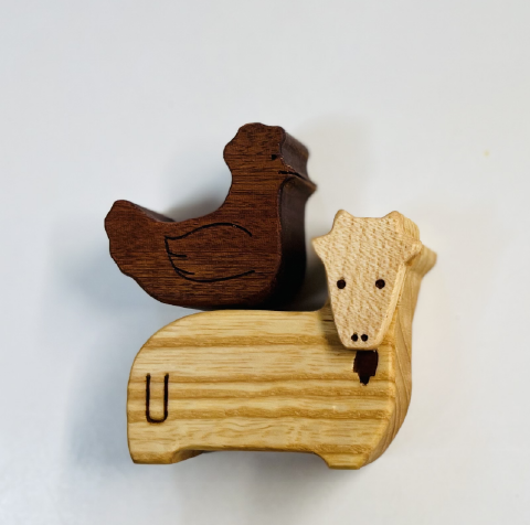 Soopsori（スプソリ） 伝える 選べる プチギフト 木の動物人形