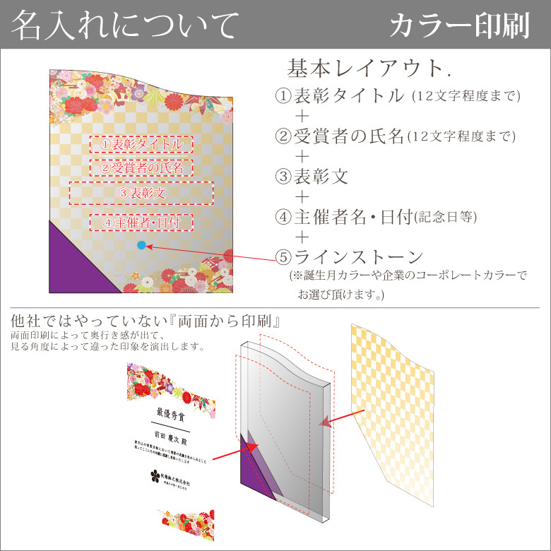 トロフィー クリスタル 盾 DP-16B(中)  名入れ 記念品 表彰状 表彰 楯 卒業 退職祝い 周年記念 創立記念 ゴルフ スポーツ イベント プレゼント ギフトの画像