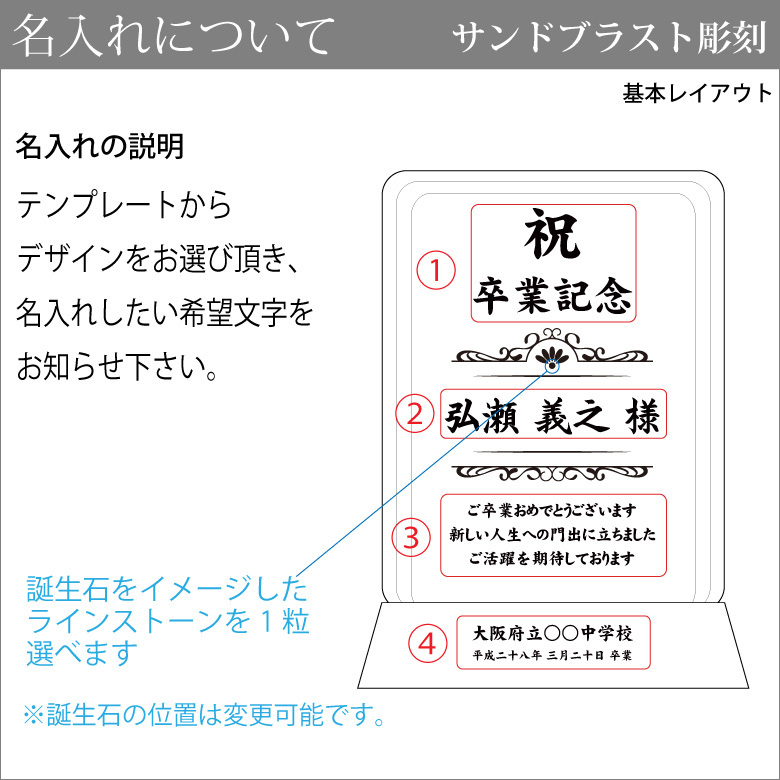 トロフィー クリスタル 盾 DP-4B(中)  名入れ 記念品 表彰状 表彰 楯 卒業 退職祝い 周年記念 創立記念 ゴルフ スポーツ イベント プレゼント ギフト｜sophia-crystal｜08