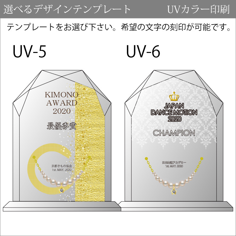 クリスタル ジュエリー 表彰盾 DP-5A-jw(大)  名入れ ミスコン ネイル コンテスト 表彰状 楯 退職 スポーツ イベント おしゃれ 記念品 DPJ-5A｜sophia-crystal｜10