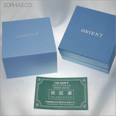 オリエント ORIENT 腕時計 国内正規品 付属品 オリジナル化粧箱 画像