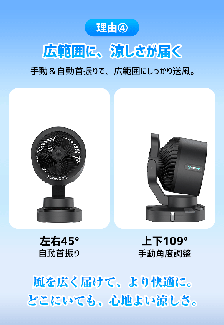 キャンプ用ミストファン キャンプ扇風機 アウトドア 自動首振り サーキュレーター 19,800円→15,800円2時間特売】扇風機 アウトドア 扇風機 キャンプ