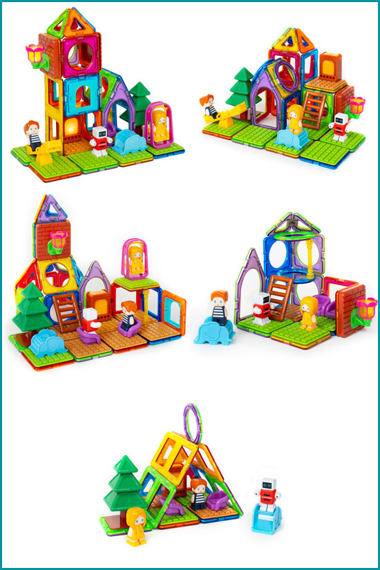 ボーネルンド マグフォーマー ガーデンプレイセット 61ピース