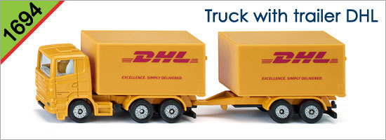 車　模型　DHL　トラック soprano_bo-sk1694
