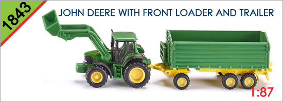 ボーネルンド（Bornelund） Siku ジク 輸入ミニカー 1843 John Deere