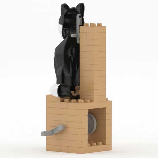 JEKCA ジェッカブロック オートマタ 柴犬 黒 カラクリ人形