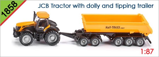 ボーネルンド（Bornelund） Siku ジク 輸入ミニカー 1858 JCB