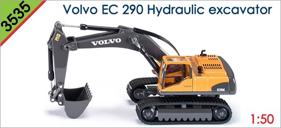 ミニカー 1/50 VOLVO ボルボ EC290C ショベルカー ミニカー 1/50 VOLVO ボルボ EC290C ショベルカー