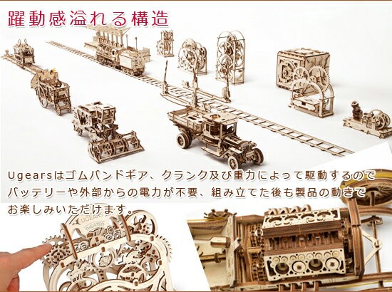 ユーギアーズ Ugears おもちゃ ウッドパズル 3D 工作キット 模型 楽天市場】【 Ugears 】 ユーギアーズ スターターキット 入門セット
