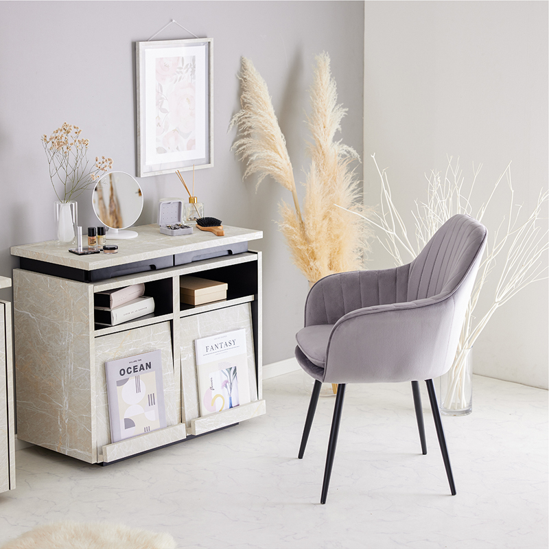 ダイニングチェア 2脚セット デスクチェア ファブリック チェア 椅子