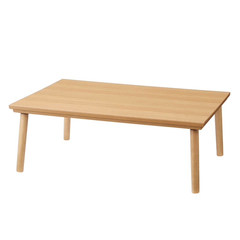 こたつテーブル 105cm 長方形 テーブル単品 木製 こたつ ローテーブル フラットヒーター オールシーズン 通年 おしゃれ 北欧 ナチュラル ブラウン シンプル 0406｜sor2020｜03