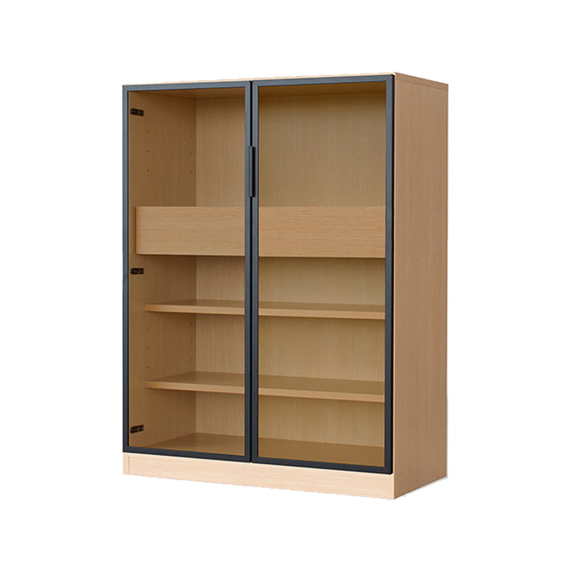 ≪組立・設置配送付き≫ ガラスキャビネット ガラス収納 幅90 高さ120