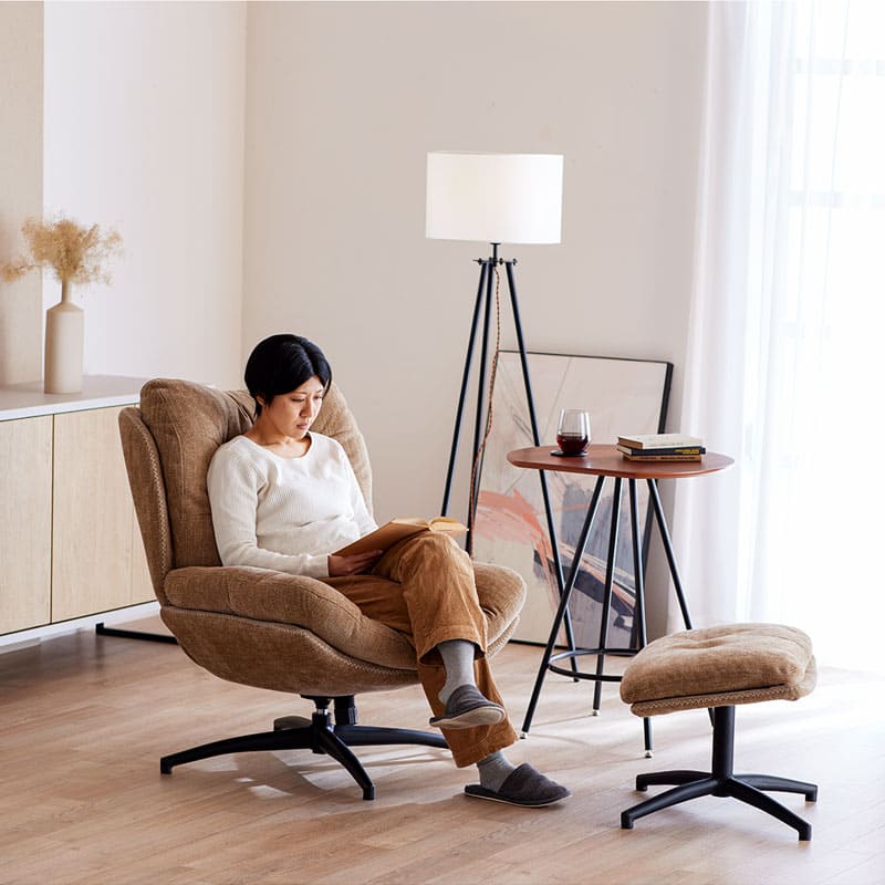 パーソナルチェア オットマン付き ロッキングチェア ソファ 一人掛け