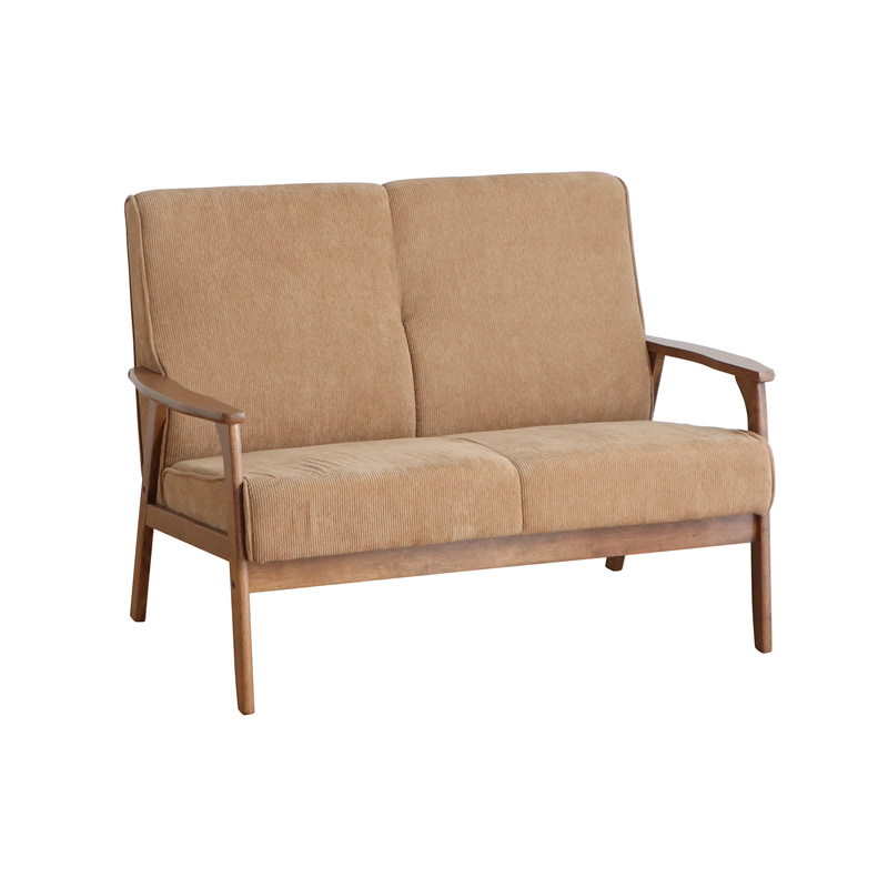 ソファ ソファー Sofa 二人掛けソファ コーデュロイ 二人 2Pソファ グリーン カーキ ベージュ おしゃれ ナチュラル 北欧 カントリー ヴィンテージ 0250