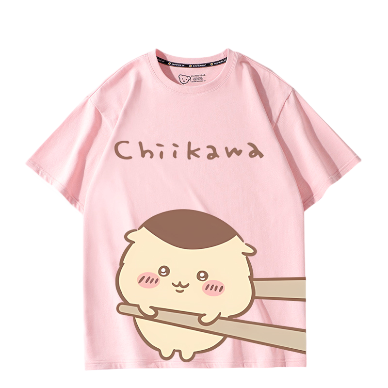 ちいかわ Tシャツ 半袖 うさぎ ハチワレ キャラクター 綿100% 通気性