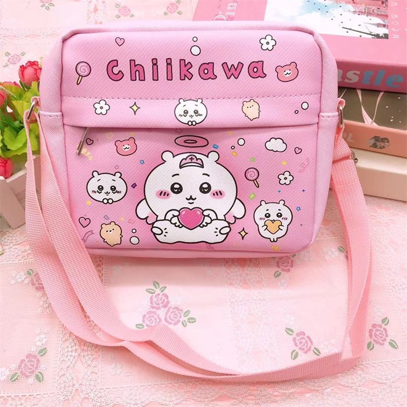 ちいかわ ショルダーバッグ 斜めがけ うさぎ ハチワレ モモンガ 携帯
