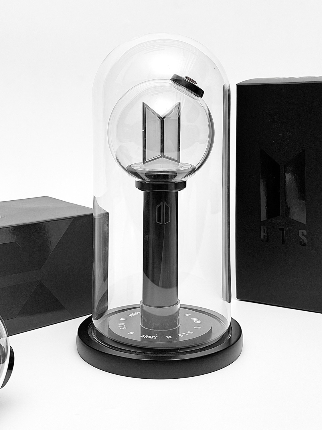 高品質】BTS ペンライト ディスプレイケース 収納ケース 防塵 ガラス