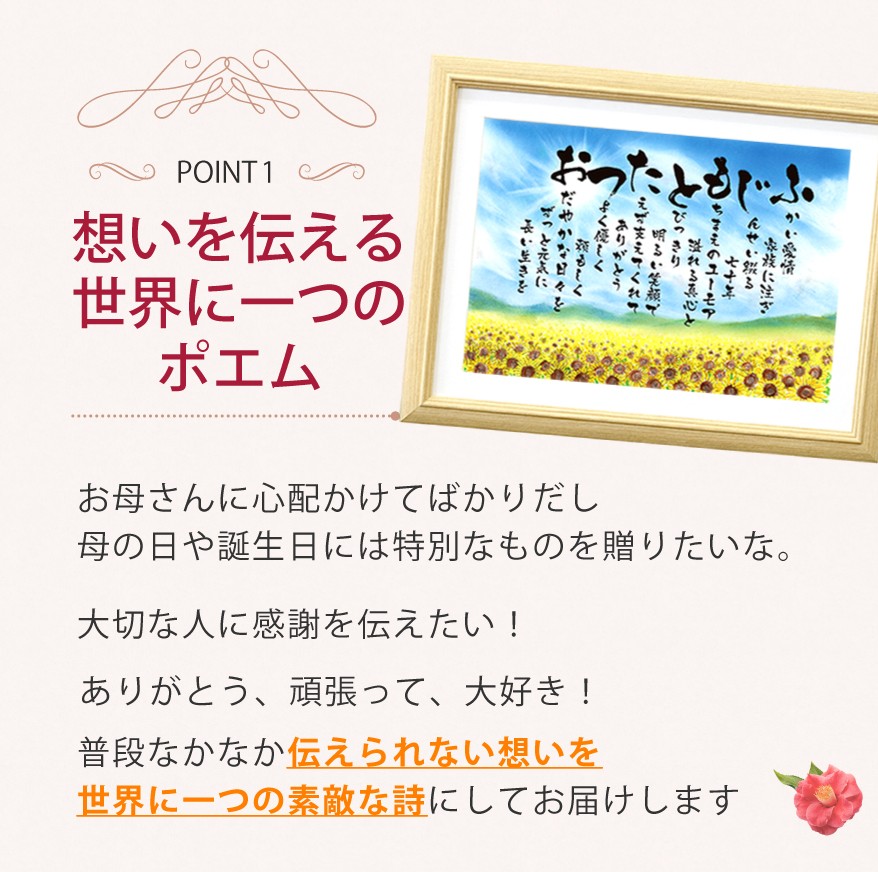 想いを伝える名前のポエム