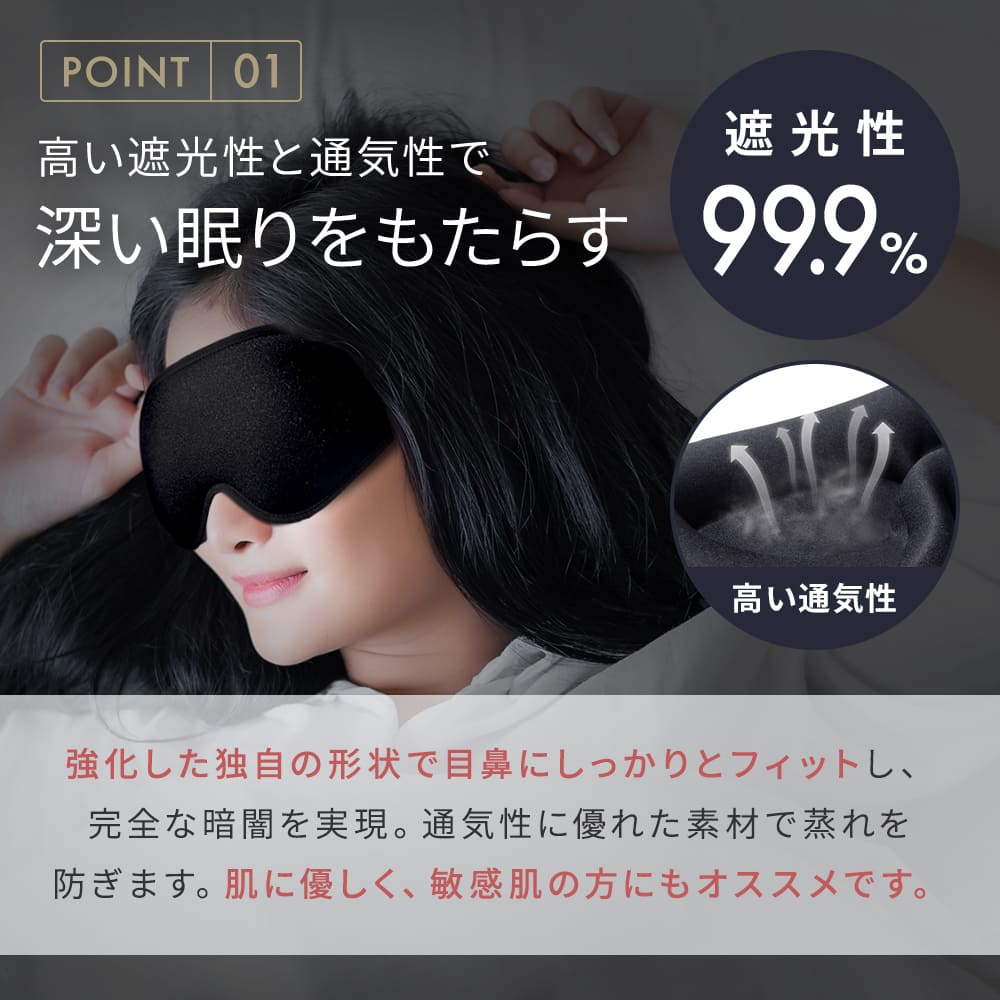 NeyoWell 3Dpremiumアイマスク