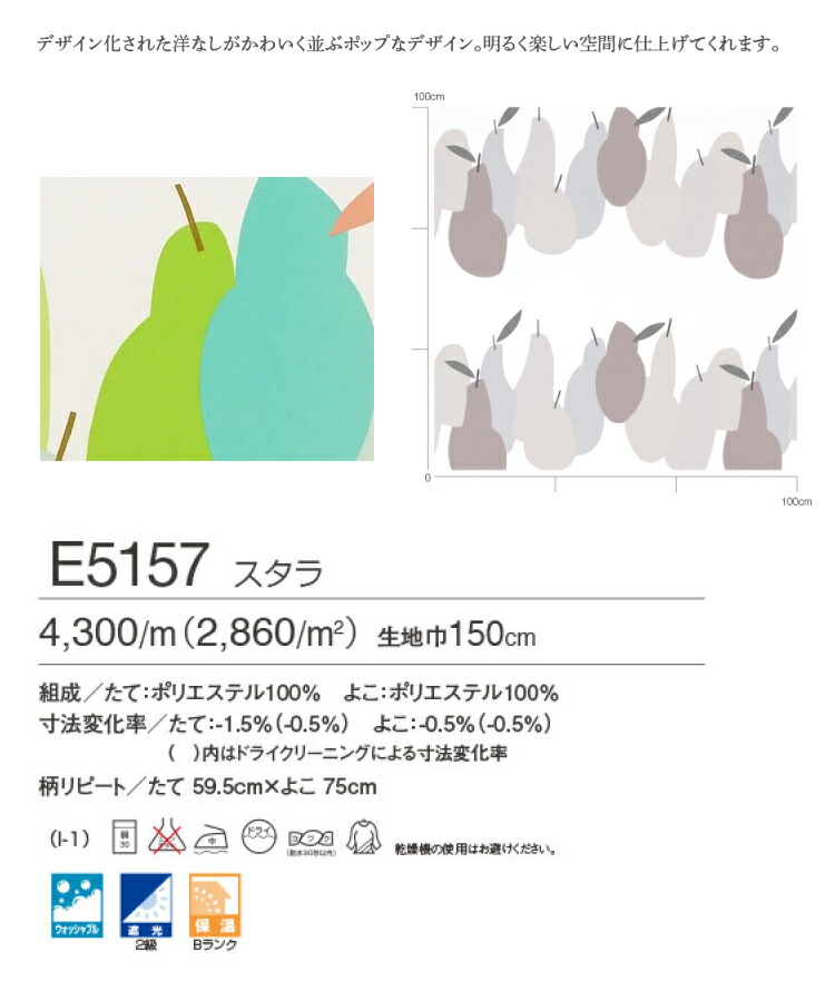 アスワン 【在庫限りで終了】遮光カーテン セラヴィ ステラ【E5157