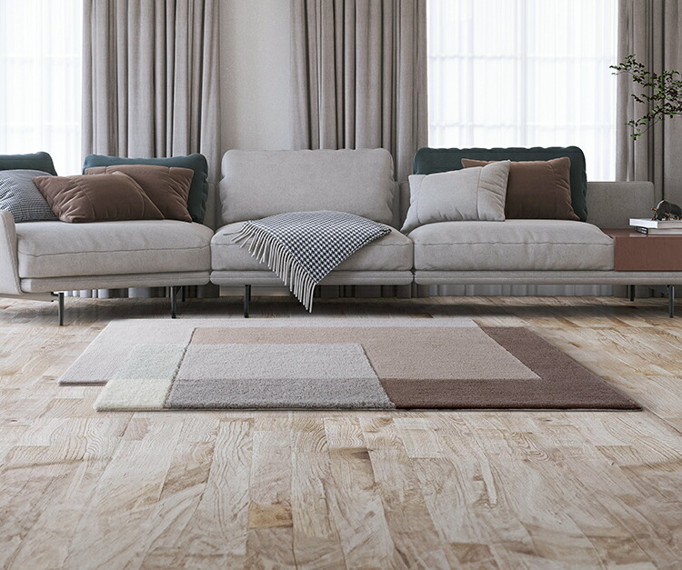 東リ（TOLI） ラグマット TOR4006 140cm×200cm（変形） ラグマット