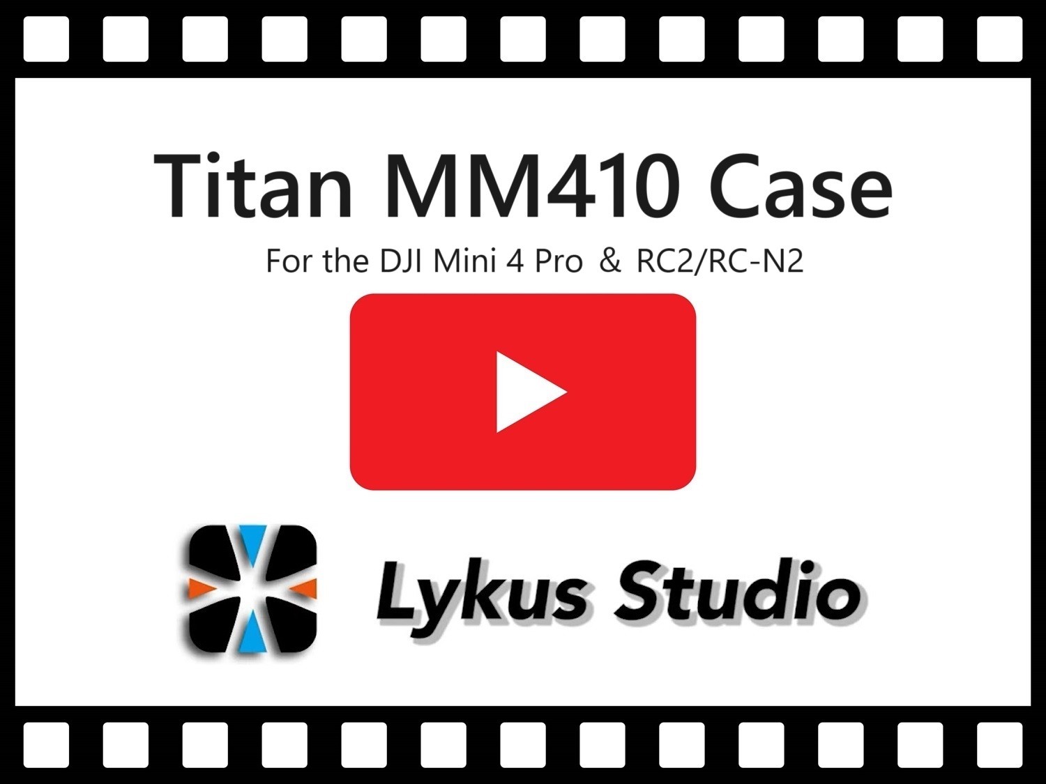 Lykus Titan MM410 Case for DJI Mini 4 Pro and DJI RC 2/RC-N2