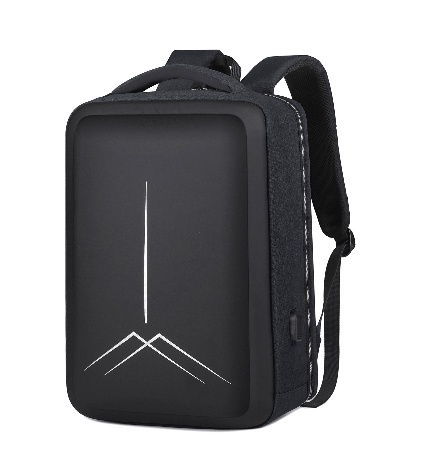 Notebook Backpack Men Waterproof 15.6 Inch Laptop Backpack Usb Charging Business Travel Bag Hard