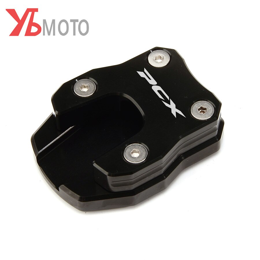 新しい オートバイ キックスタンド スプリング サイドスタンド フットスタンド 延長 引伸 パッド ホンダ pcx 125 pcx 150 PCX125 PCX150 2018 2019 2020 2021