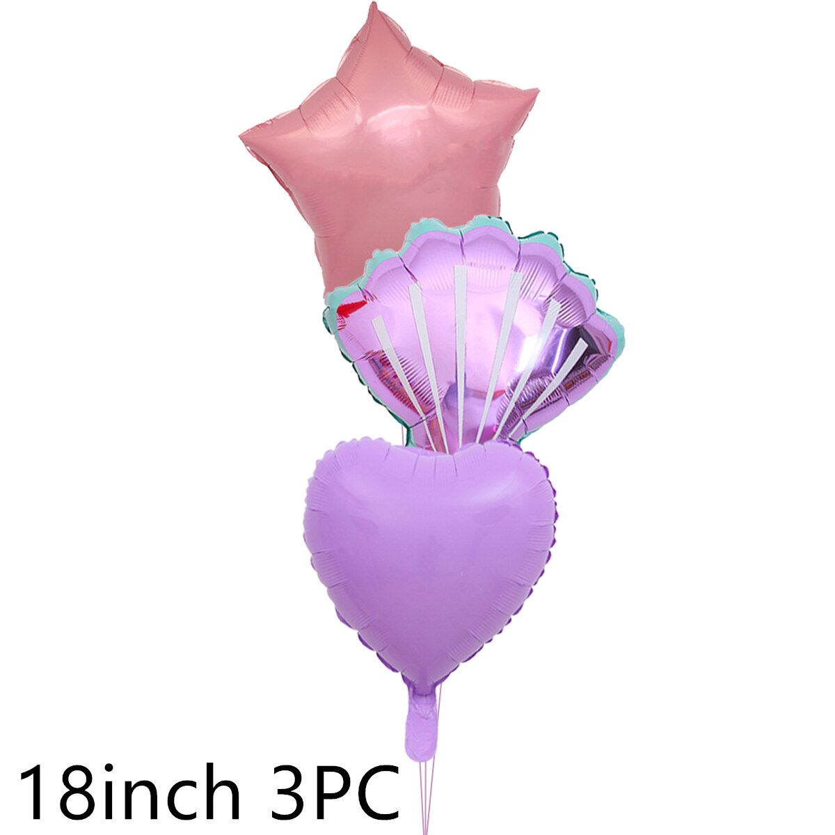 18インチ 32インチ アルミホイル 風船 魚 テイル パーティー 装飾 紫 色 ヘリウム 子供 誕生日｜sorakumo｜02