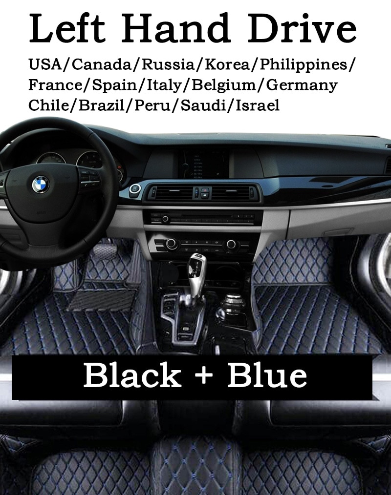 BMW i3 i01 2013-2022 レザー カーフロアマット 車内 防水 ラグ インテリアパーツ 2014 _ 1｜sorakumo｜09