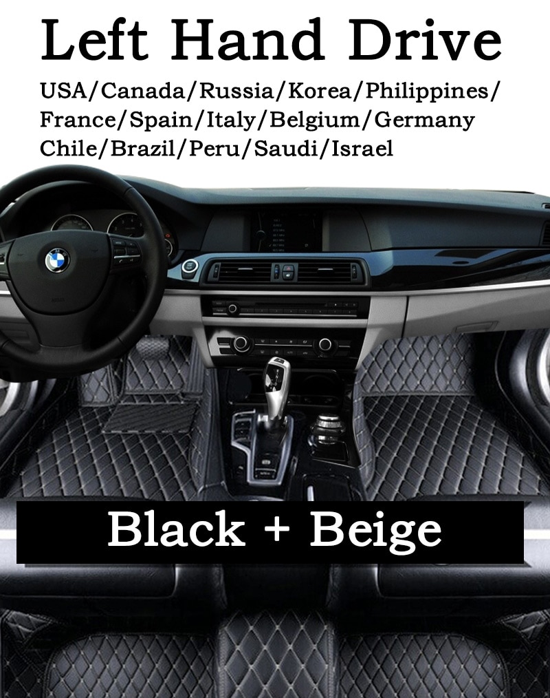 BMW i3 i01 2013-2022 レザー カーフロアマット 車内 防水 ラグ インテリアパーツ 2014 _ 1｜sorakumo｜11