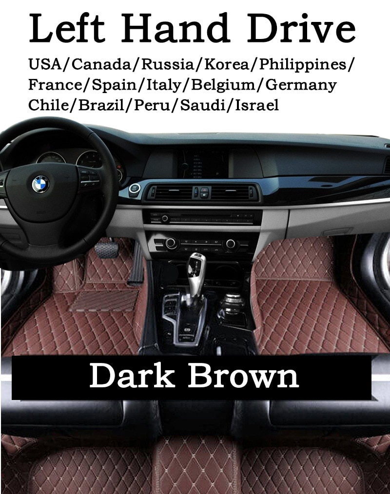 BMW i3 i01 2013-2022 レザー カーフロアマット 車内 防水 ラグ インテリアパーツ 2014 _ 1｜sorakumo｜15