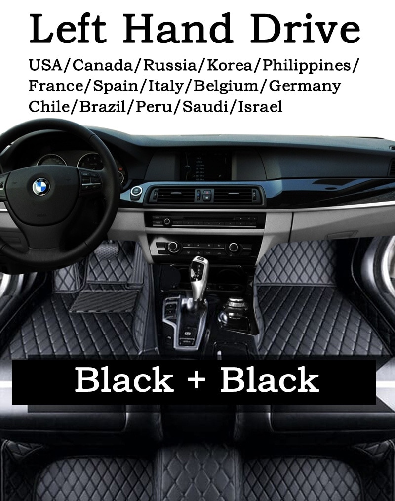 BMW i3 i01 2013-2022 レザー カーフロアマット 車内 防水 ラグ インテリアパーツ 2014 _ 1｜sorakumo｜05
