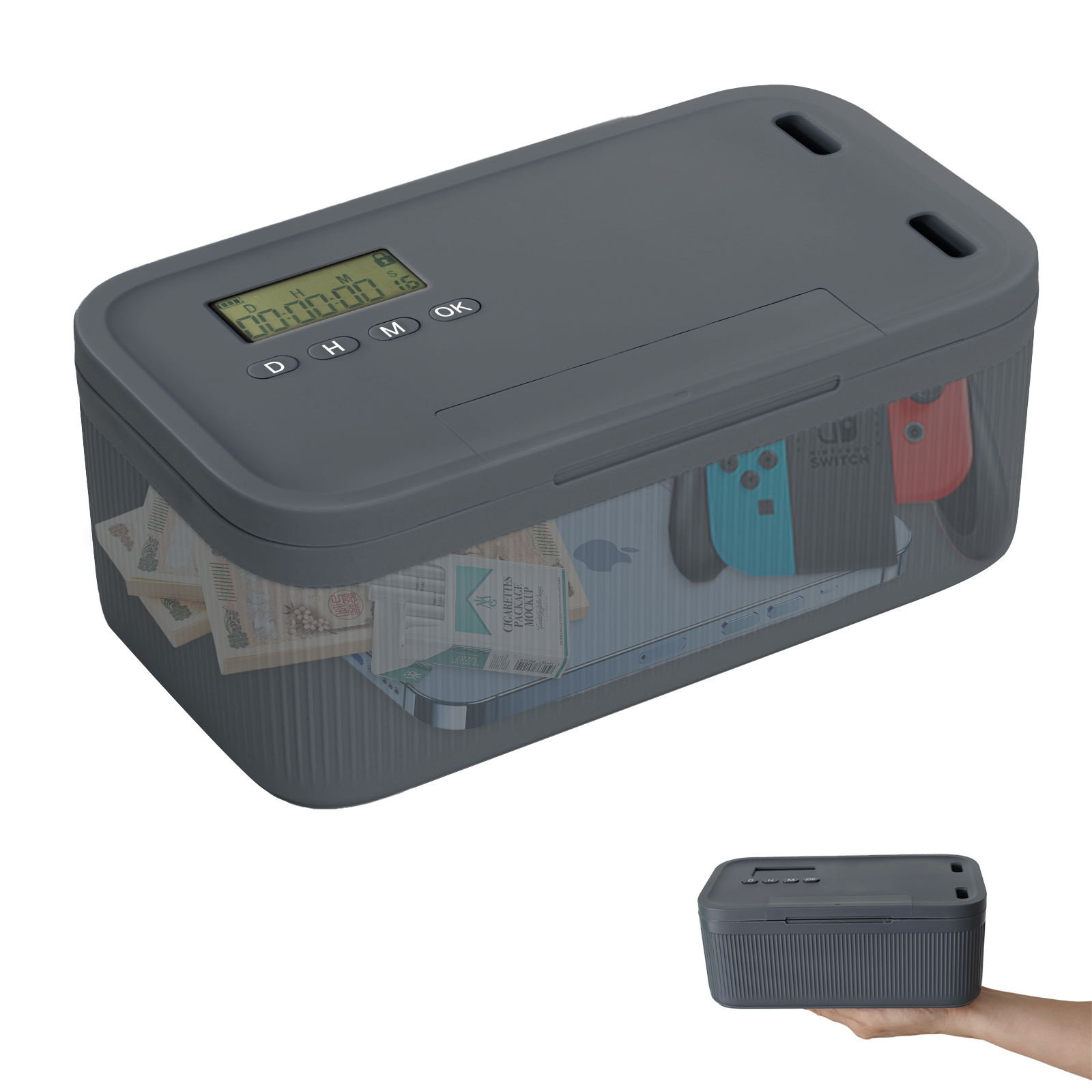 クーポンで3,780円】タイムロッキングコンテナ ロックボックス 収納