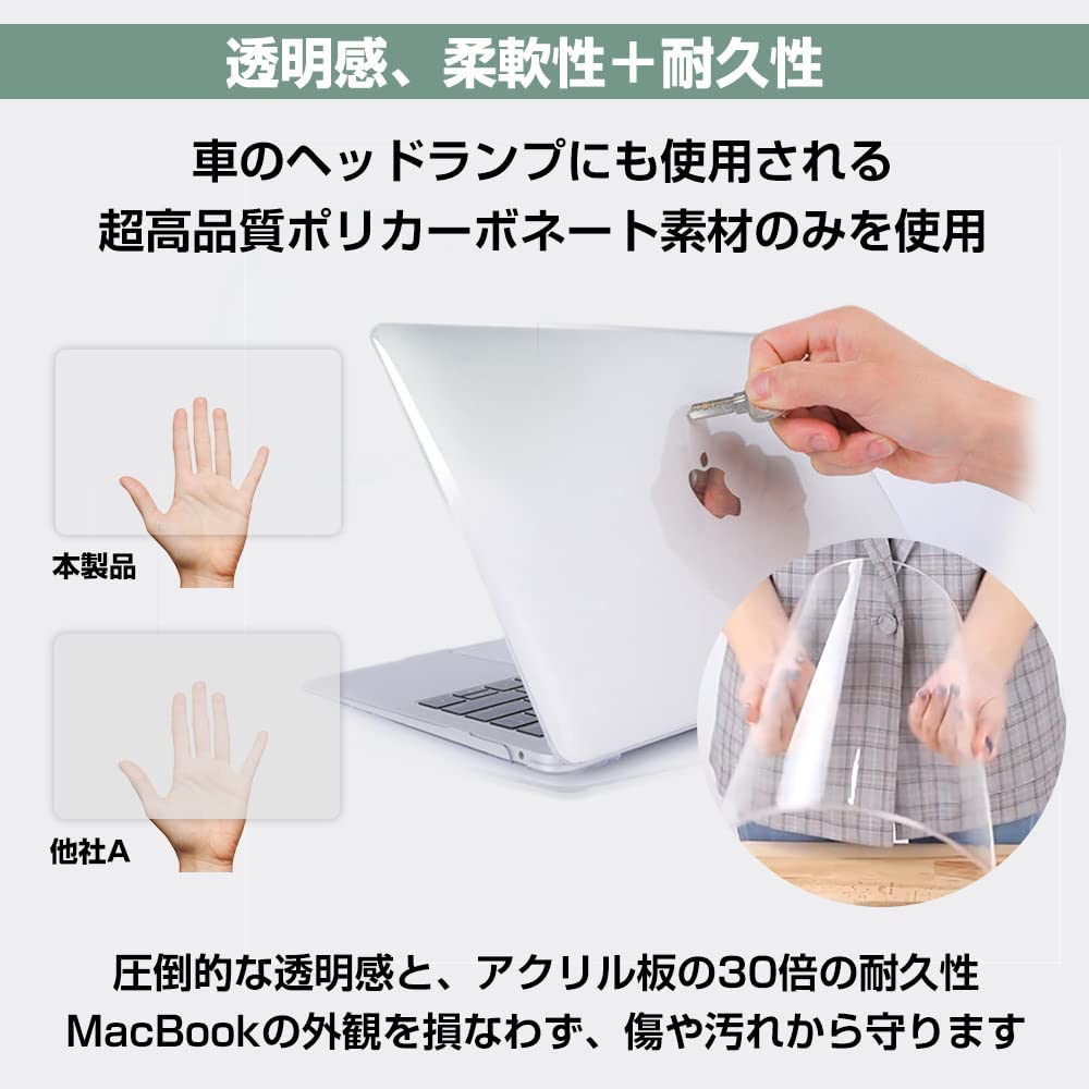 MacBook Air 2020年式 保護フィルム　保護ケース付き 楽天市場】”macbook 保護するセット”macbook air 13 13.6 インチ