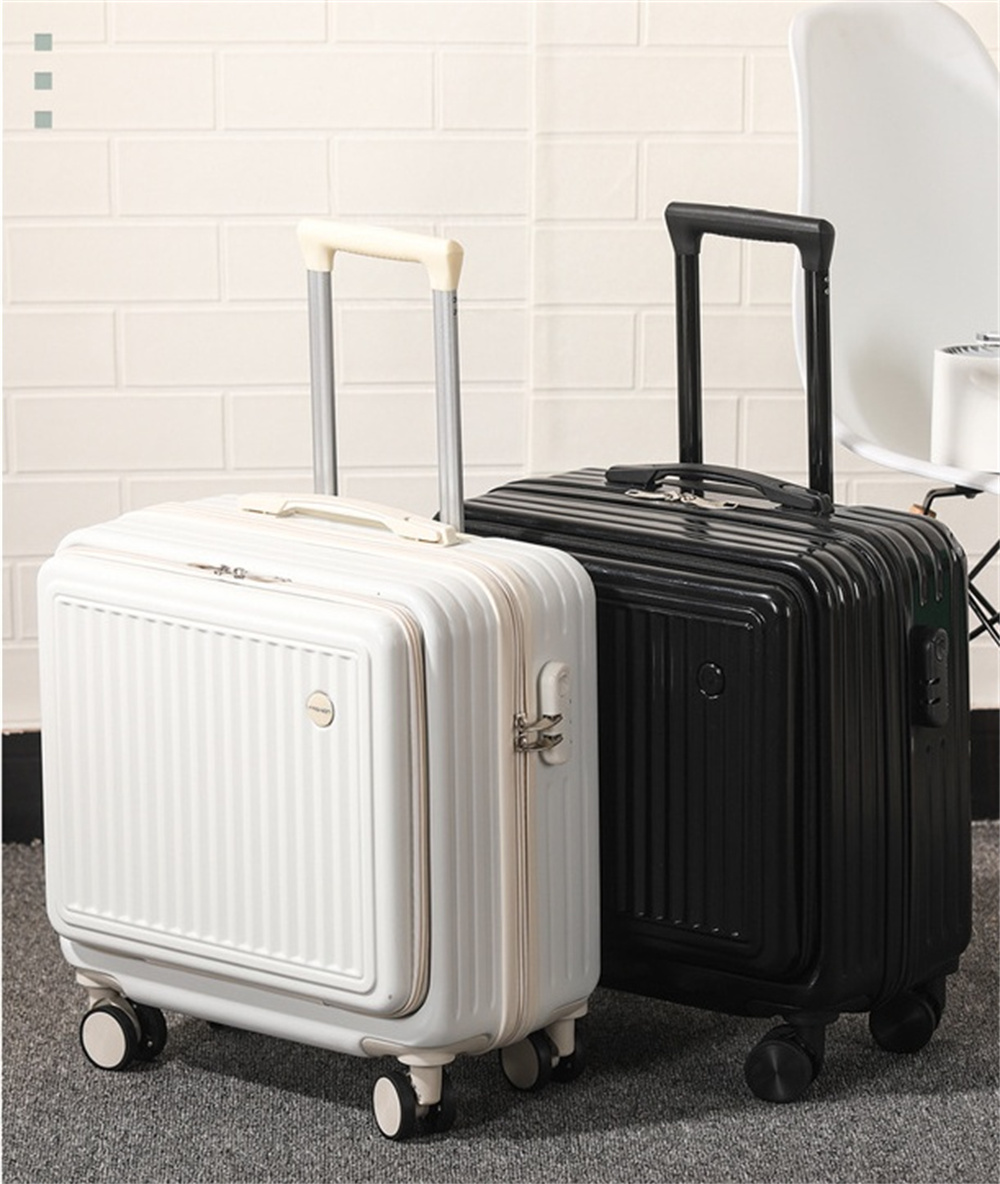 スーツケース 機内持ち込み可能 フロントオープン 上開き ファスナー