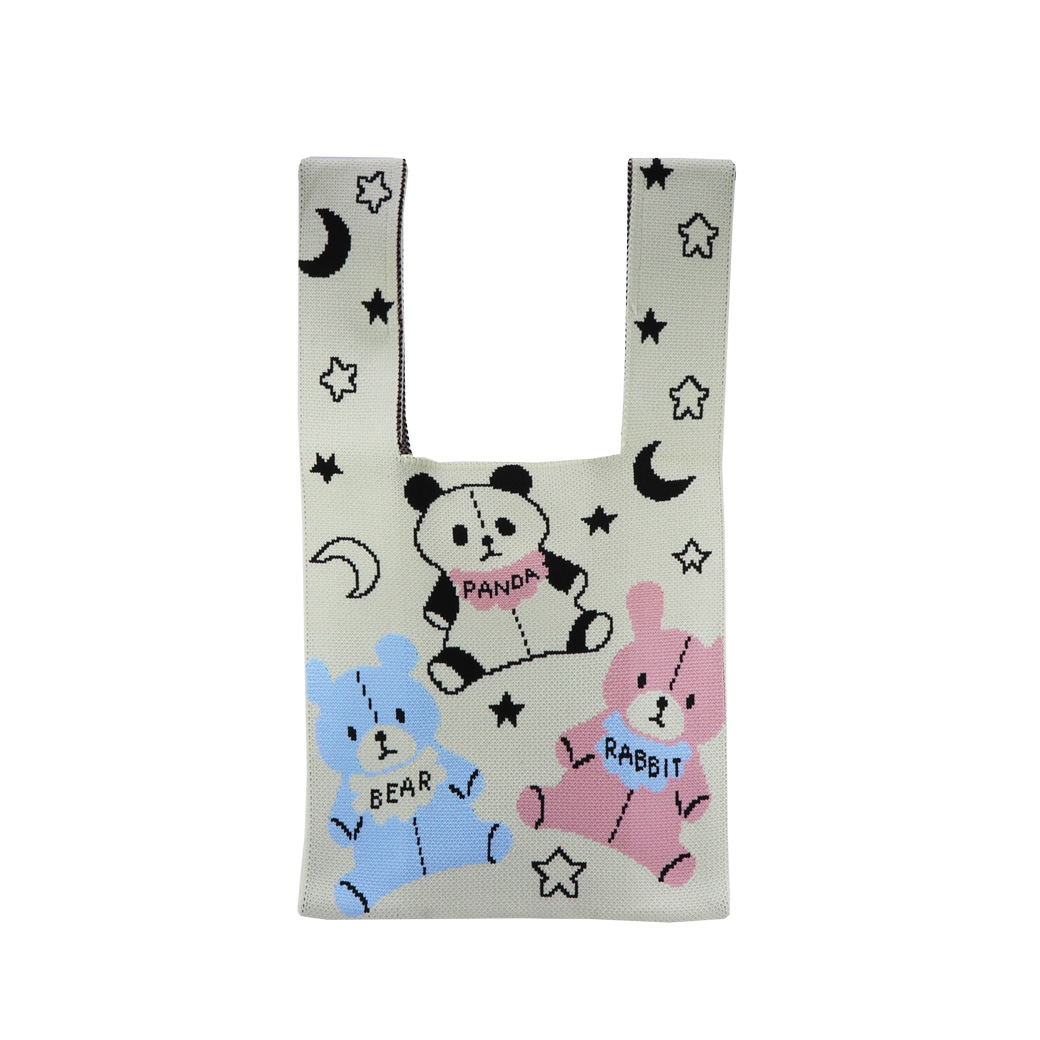 ニットバッグ レディース ニット バッグ 小さめ 2way カバン かわいい
