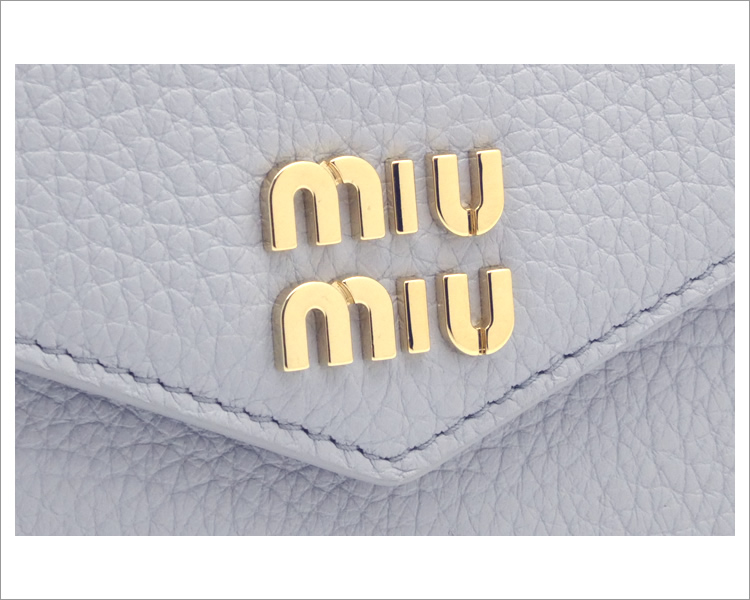 ミュウミュウ MIUMIU ヴィッテロダイノレザー 財布 5MH040_2DT7_F0591 