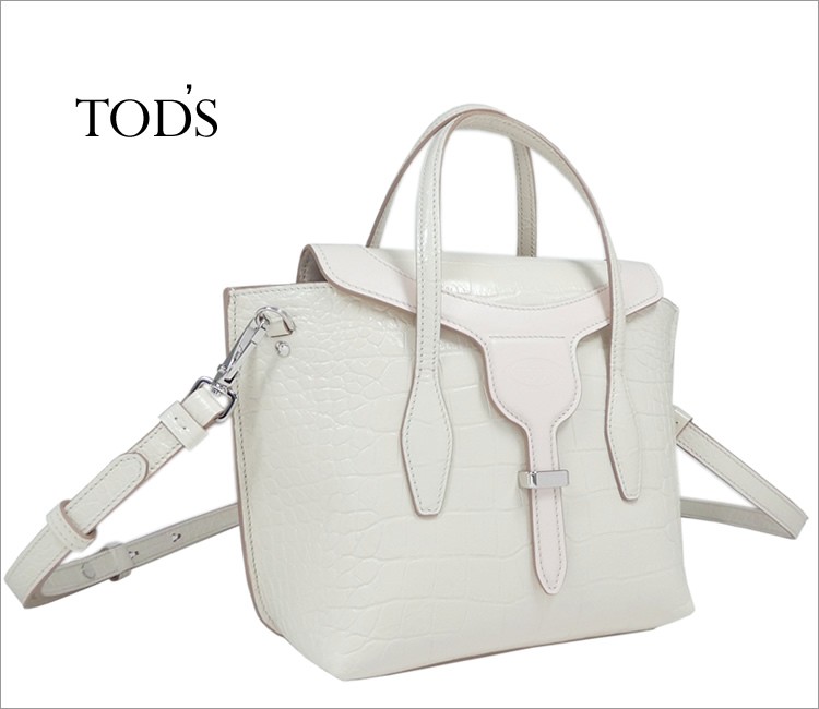 トッズ ジョイ クロコ ショルダーバッグ トートバッグ JOY BAG MINI