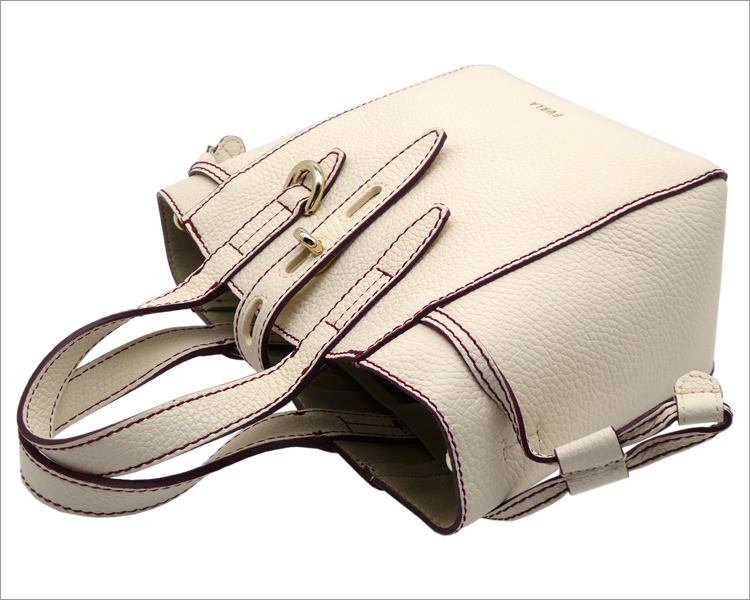ふじたんさん専用　新品未使用 FURLA ALBA ミニトート 2WAY FURLA（フルラ） FURLA NET トート ミニ PERGAMENA+CILIEGIA d ペルガ