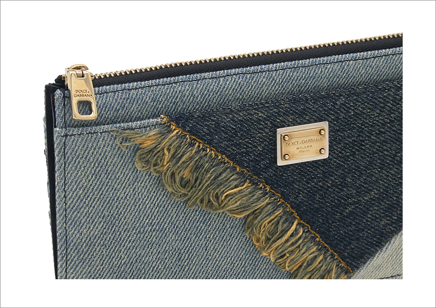 DOLCE&GABBANA（ドルチェ & ガッバーナ） デニム ラージ カードケース