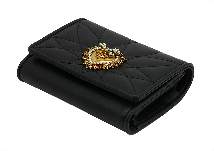未使用♡DOLCE&GABBANA ドルガバ ブラック 財布 スモールウォレット